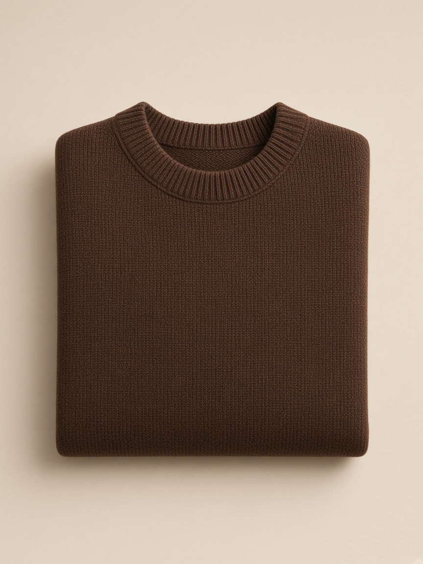 Wool-cotton knit
