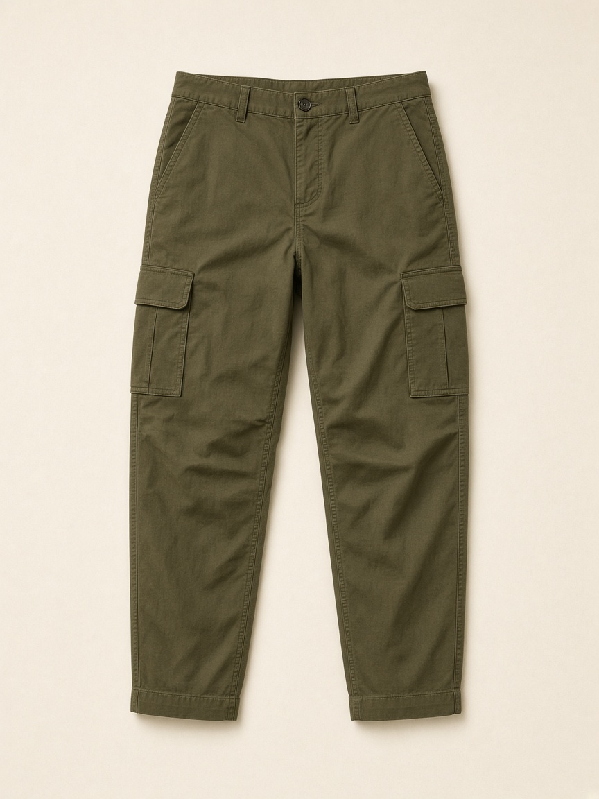 Cropped Cargo Trouser