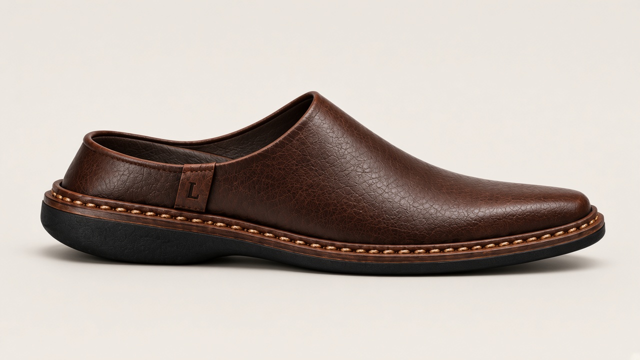 Mule 01 in espresso leather